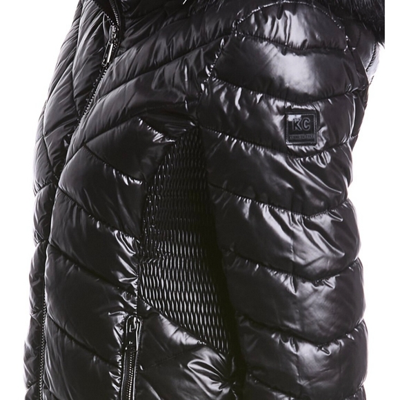 ❗️SOLD❗️Kenneth Cole New York Glossy Puffer Jacket - Picture 4 of 12